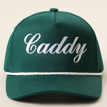 Caddy Embroidered Rope Trucker Hat