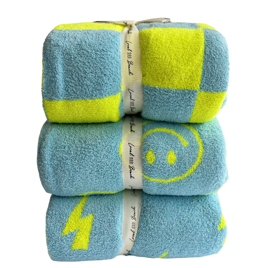 Smiley Luxe Home Blanket
