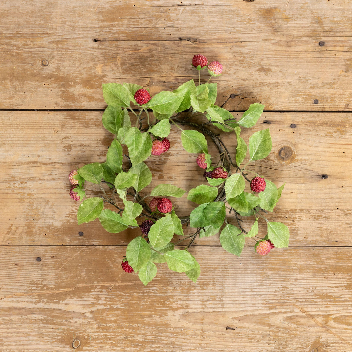 12" RASPBERRY CANDLE RING